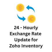 24 Hourly Exchange Rate Update for Zoho Inventory