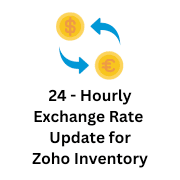 24 - Hourly Exchange Rate Update for Zoho Inventory