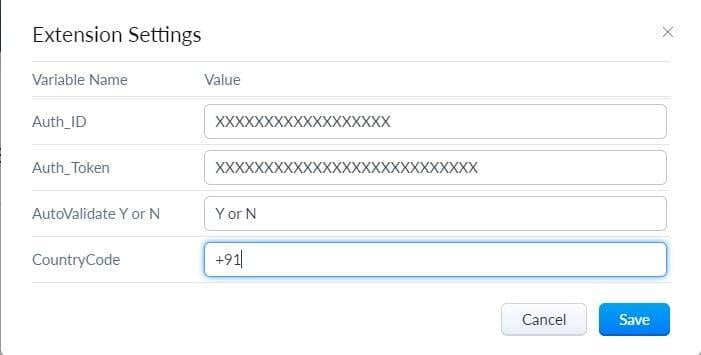 Phone number verification for Zoho CRM