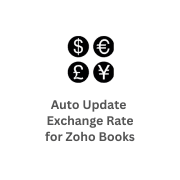 Auto Update Exchange Rate for Zoho Books