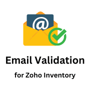 Email Validation for Zoho Inventory