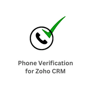 Phone verification for Zoho CRM