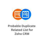 Probable Duplicate Related List for Zoho CRM