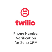 Twilio phone number verification for Zoho CRM