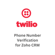 Twilio Phone number verification in Zoho CRM