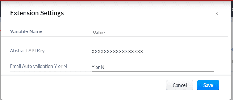 Abstract Email Verification for Zoho CRM